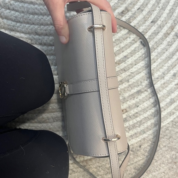 Strathberry S Convertible Shoulder / Crossbody Flap Bag in Cappuccino - Picture 8 of 12